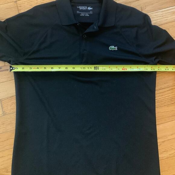 Lacoste Black Men's Polo size large - Picture 5 of 6